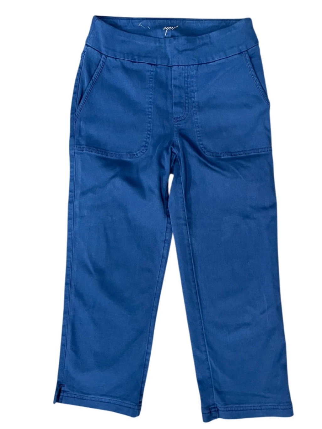 Up! Pull On Stretch Capri Pants Blue Size Xs